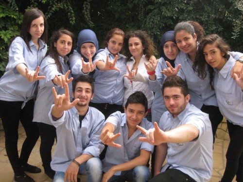 class of high school students, 2012
